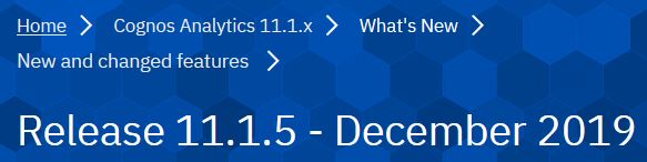 Download Cognos Analytics 11.1.5 verfügbar